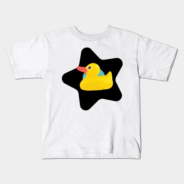 Rubber Duckie II Kids T-Shirt by DenAlex